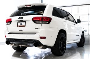 Jeep Grand Cherokee SRT Performance Exhaust - AWE Tuning - Touring Edition Cat Back - Chrome Silver - 2020